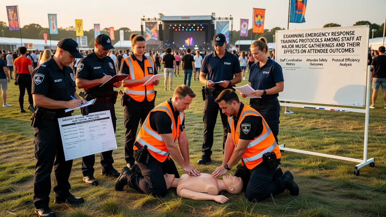 Examining Emergency Response Training Protocols Among Staff at Major Music Gatherings and Their Effects on Attendee Outcomes